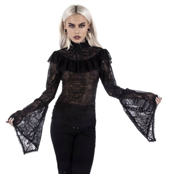 SOLD Killstar Morte Mistress top gothic witchy - Picture 2 of 4